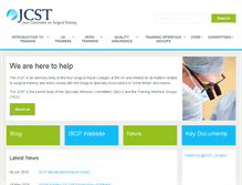 Tablet Screenshot of jcst.org